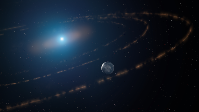 An Earthlike planet may be orbiting in a dead star's 'habitable zone'