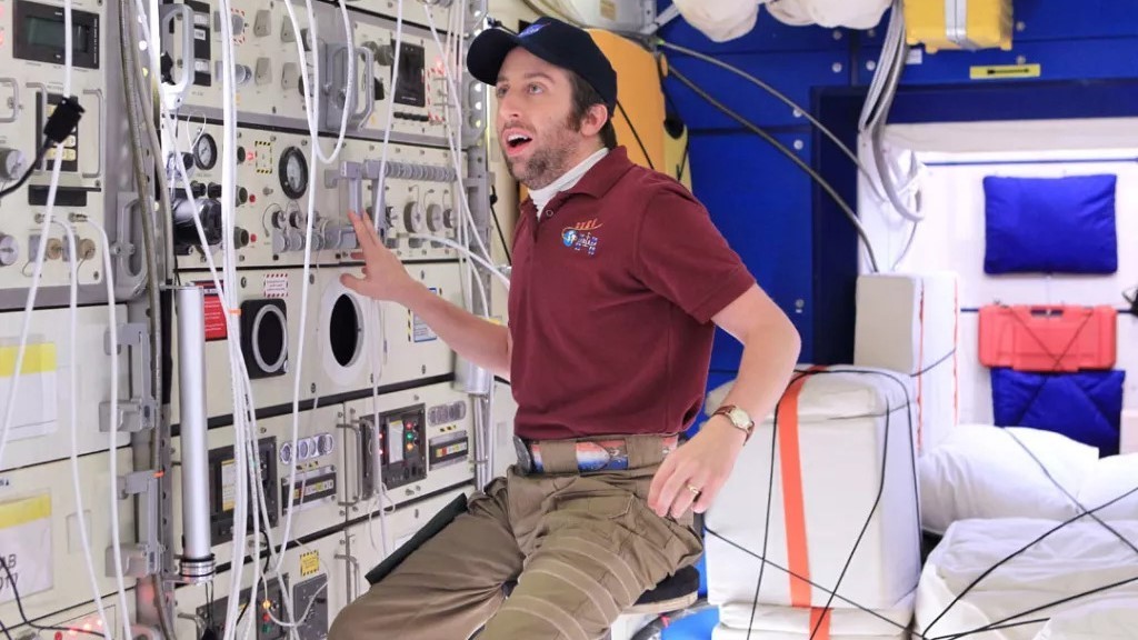 How did CBS' Big Bang Theory send Howard Wolowitz to space?