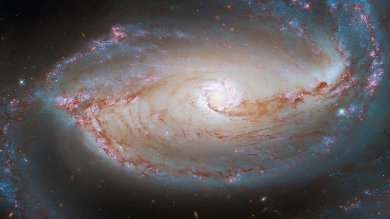 Hubble Space Telescope spots eerie galaxy 'eye' staring across the universe