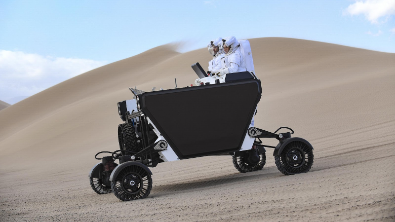 This tech startup's Flex modular moon rover for astronauts could lead to Mars cars