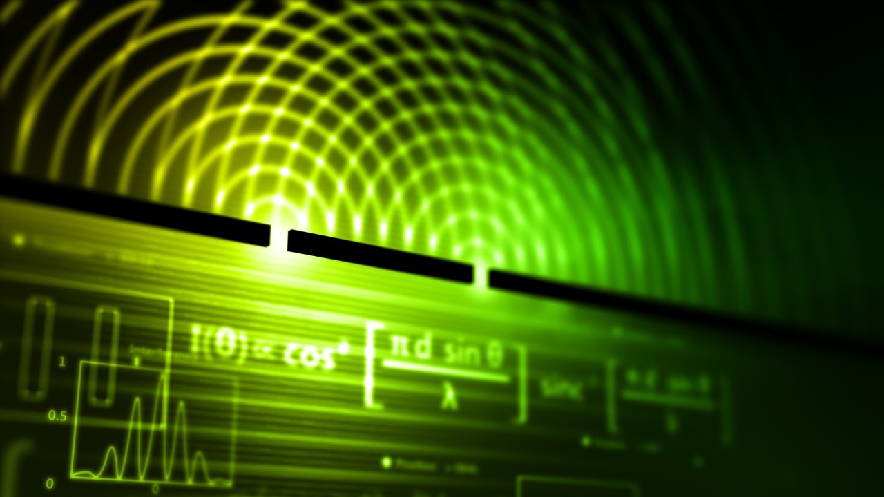 The double-slit experiment: Is light a wave or a particle?