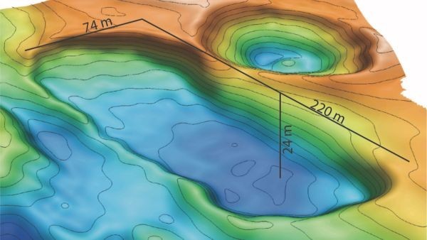 Sinkholes as big as a skyscraper and as wide as a city street open up in the Arctic seafloor