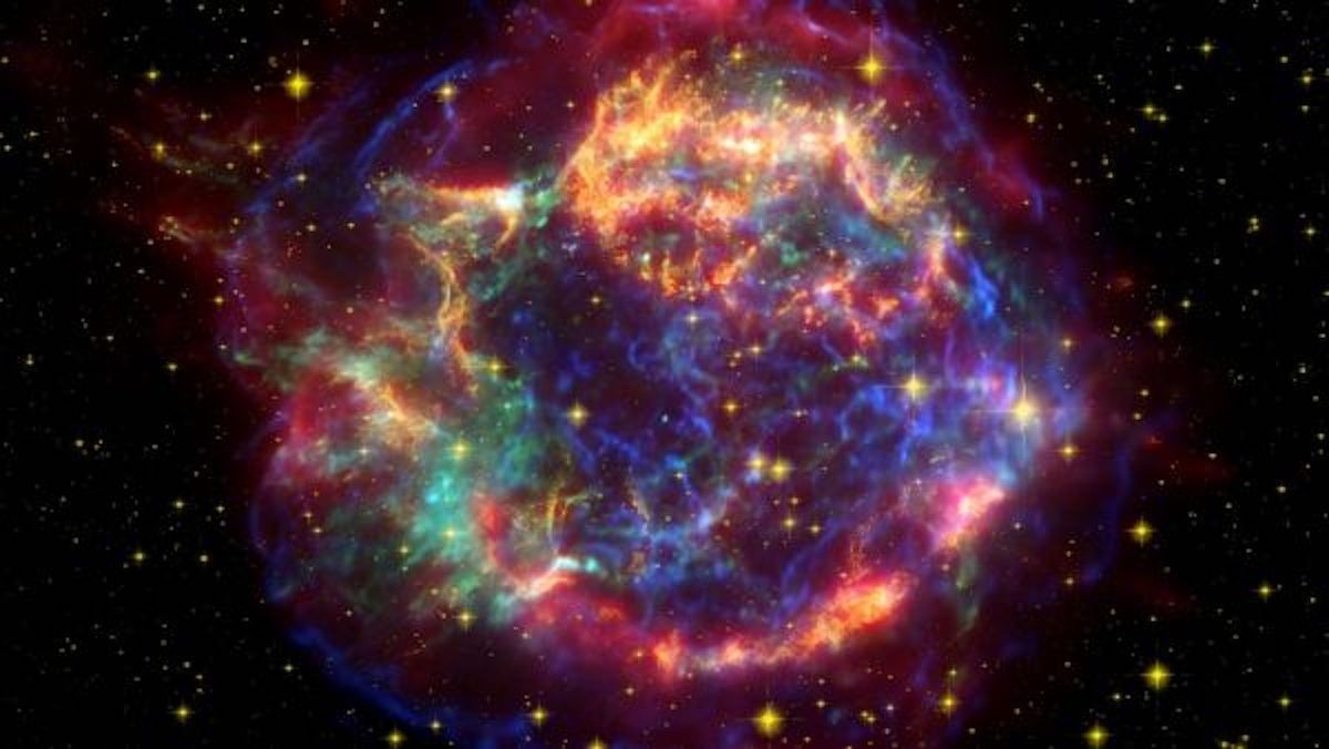 Strange 'reverse shock wave' supernova is exploding in the wrong direction