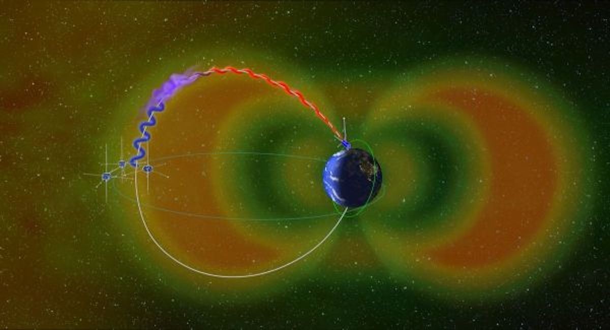 Ultra-fast electron rain is pouring out of Earth's magnetosphere, and scientists think they know why