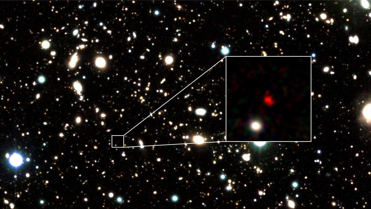 Astronomers spot most distant galaxy yet at 13.5 billion light-years away