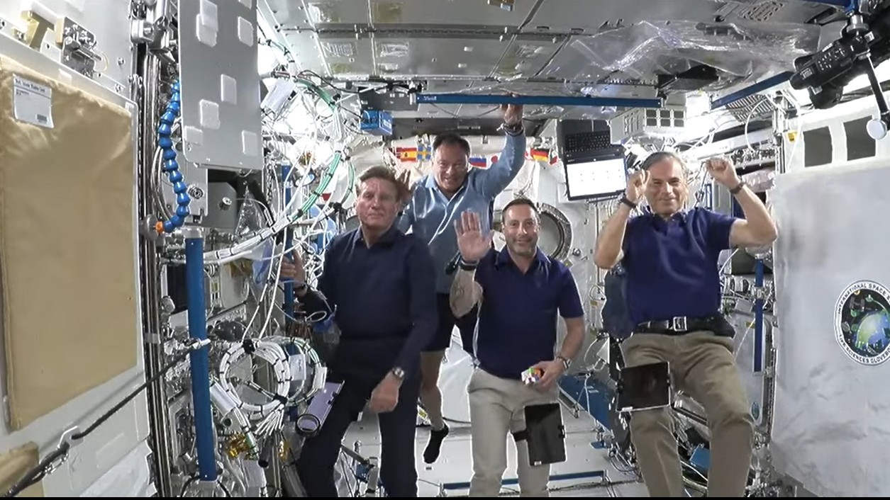 Ax-1's first all-private crew to space station would love a trip to the moon. 'The sights here are amazing.'