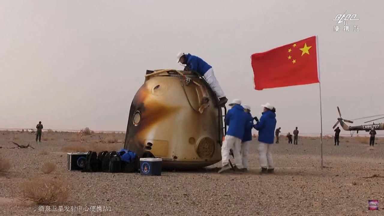 China's Shenzhou 13 capsule lands with crew of 3 after record-setting ...