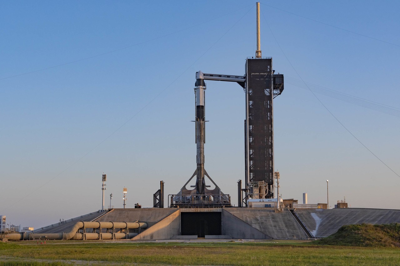 SpaceX fires up Falcon 9 rocket ahead of Saturday's Crew-4 astronaut launch