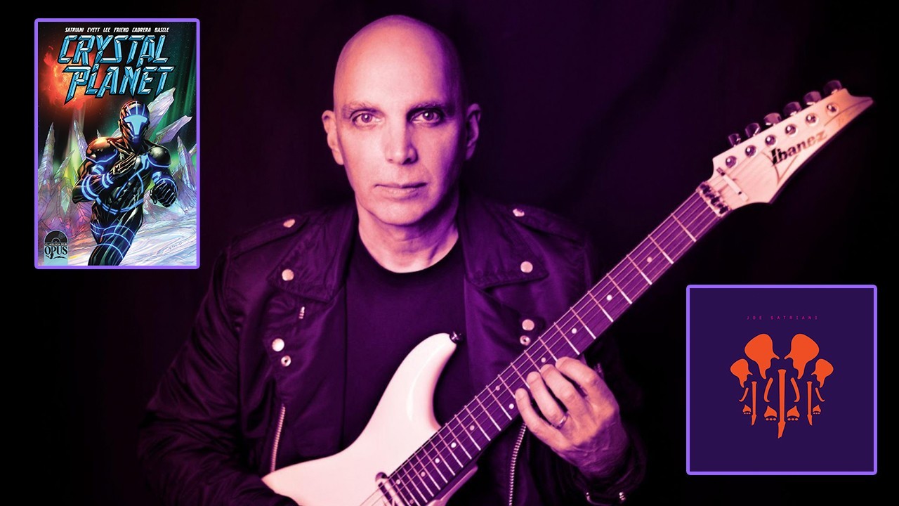 How guitar legend Joe Satriani's love of space and sci-fi inspired his new album and comics