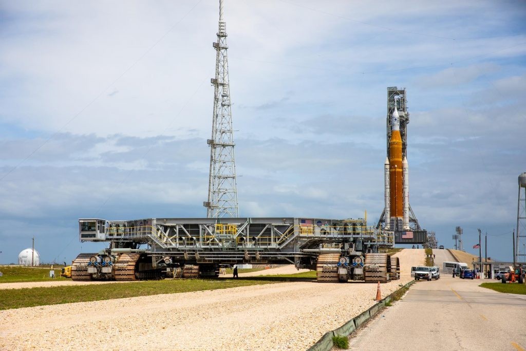 NASA to roll Artemis 1 moon rocket off the launch pad today: Watch it live