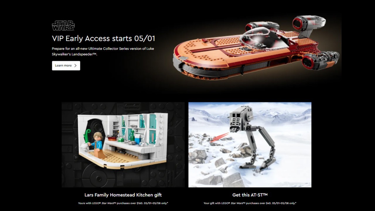 Lego has epic Star Wars Day 2022 offers for fans and VIP Rewards members