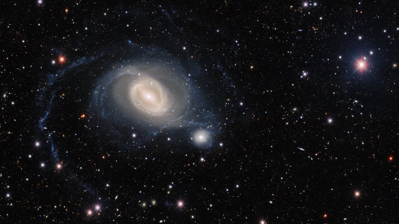 Dark Energy Camera spies 'galactic ballet' of galaxies in stunning space photo