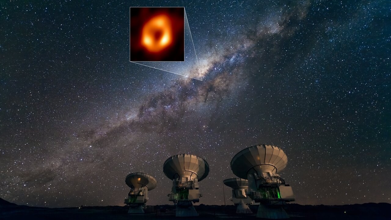 Say hello to Sagittarius A*, the black hole at the center of the Milky Way galaxy