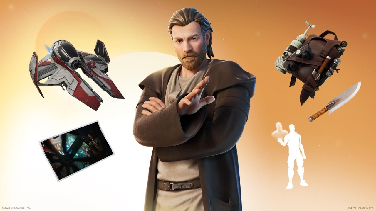 This Obi-Wan Kenobi Fortnite outfit is the Star Wars skin you're looking for