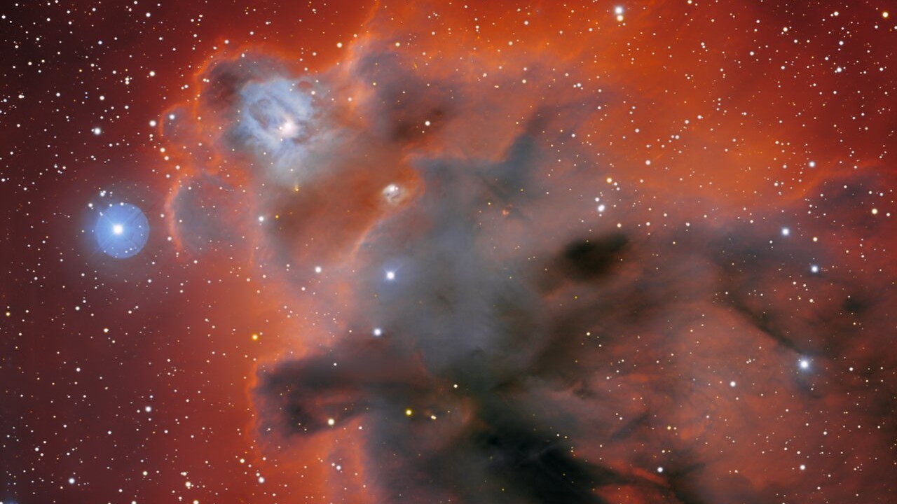 Dark nebula dominates gorgeous new view of Orion constellation (photo)