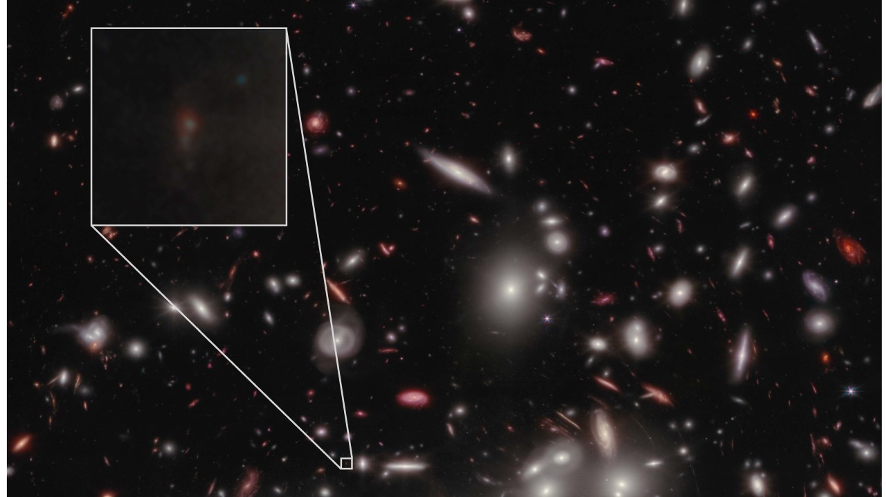 James Webb Space Telescope spots faintest galaxy yet in the infant universe (photo)