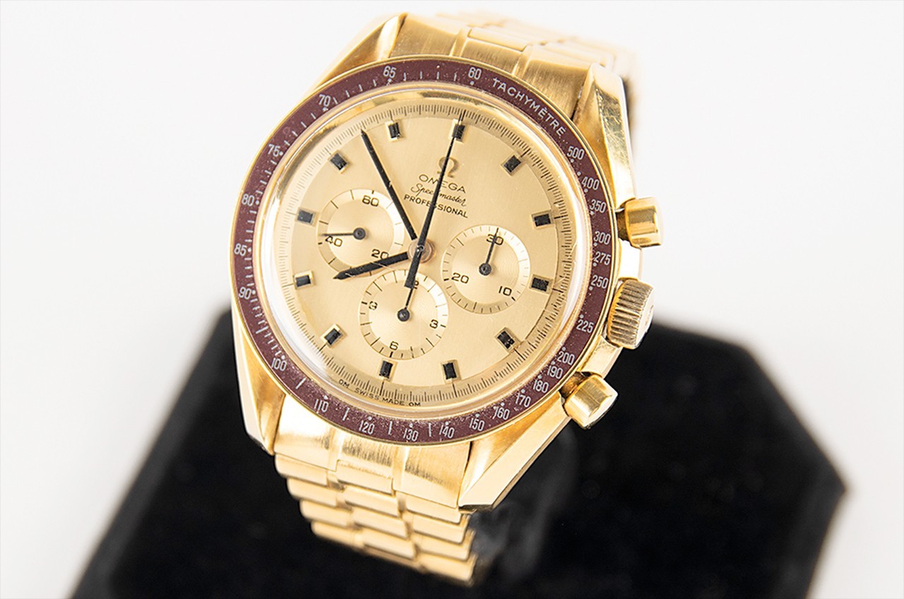 Astronaut's gold Omega moonwatch sells for record $1.9M at auction