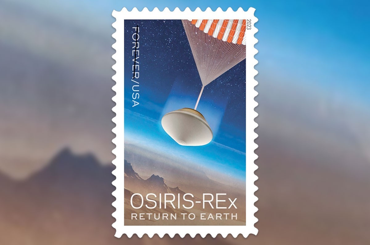 NASA asteroid sample return mission to land on U.S. postage stamp