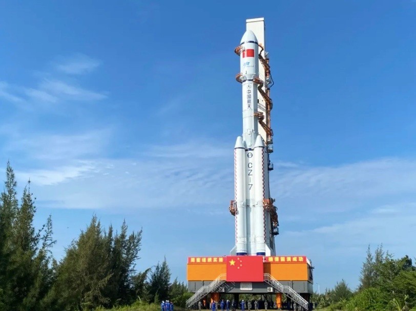 China rolls out rocket for Tianzhou 3 cargo mission ahead of Monday launch (photos)