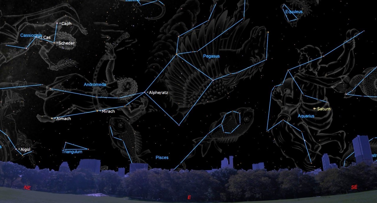 See the Great Square of Pegasus trot through the night sky this month