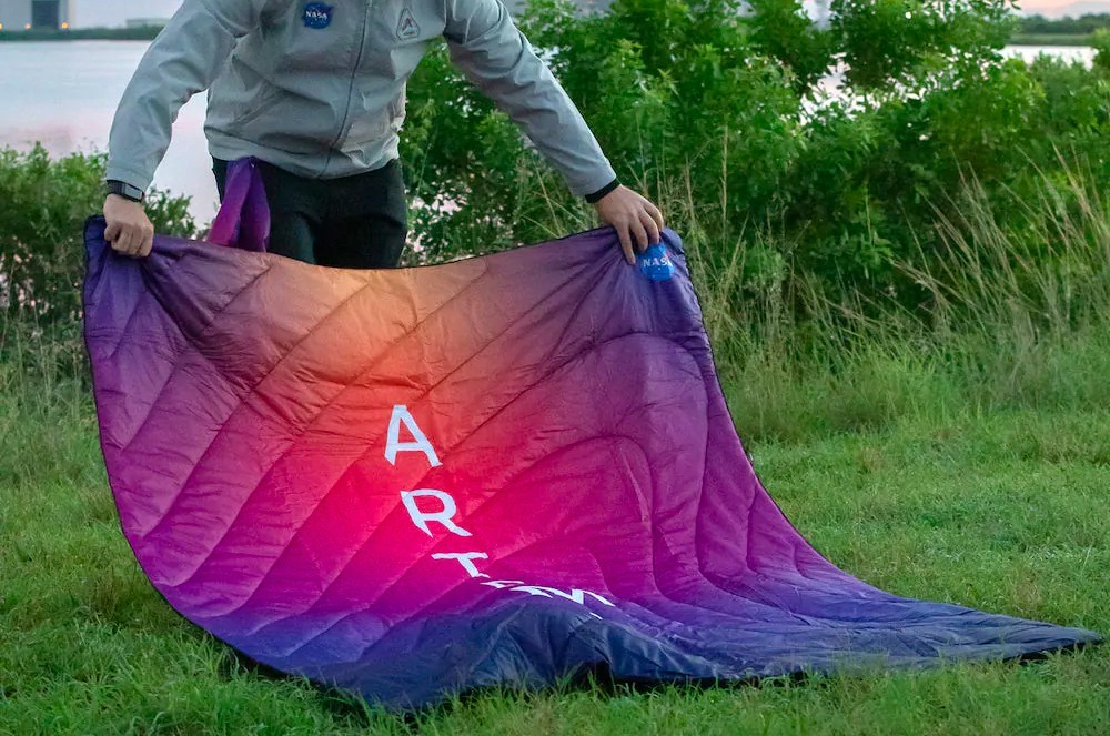 Covering Artemis: Rumpl embraces NASA moon missions with new blanket designs