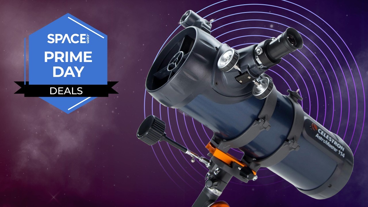 Get $100 off with this Prime Day beginner telescope deal on the Celestron AstroMaster 114EQ