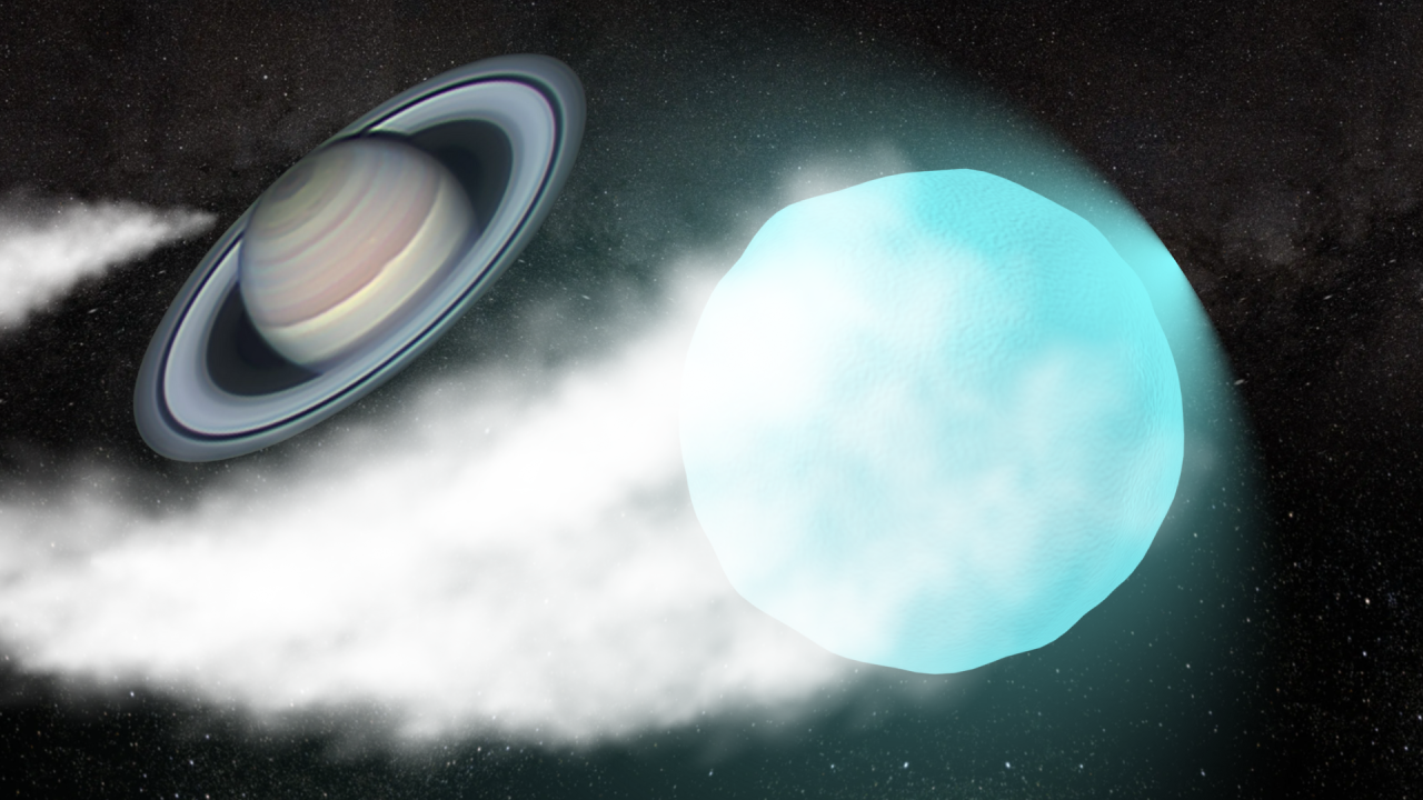 Saturn threw a comet out of the solar system at 6,700 mph. Here's how