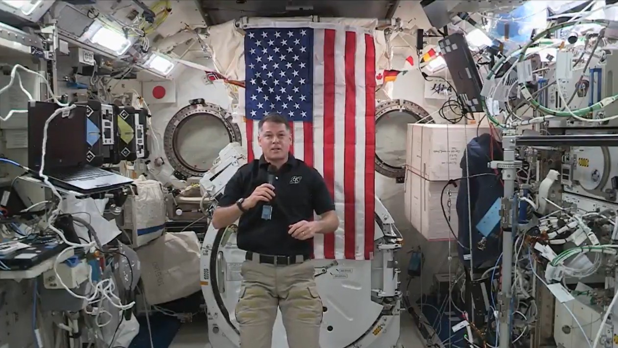 Astronauts in space pay tribute to 9/11 victims on 20th anniversary of attacks