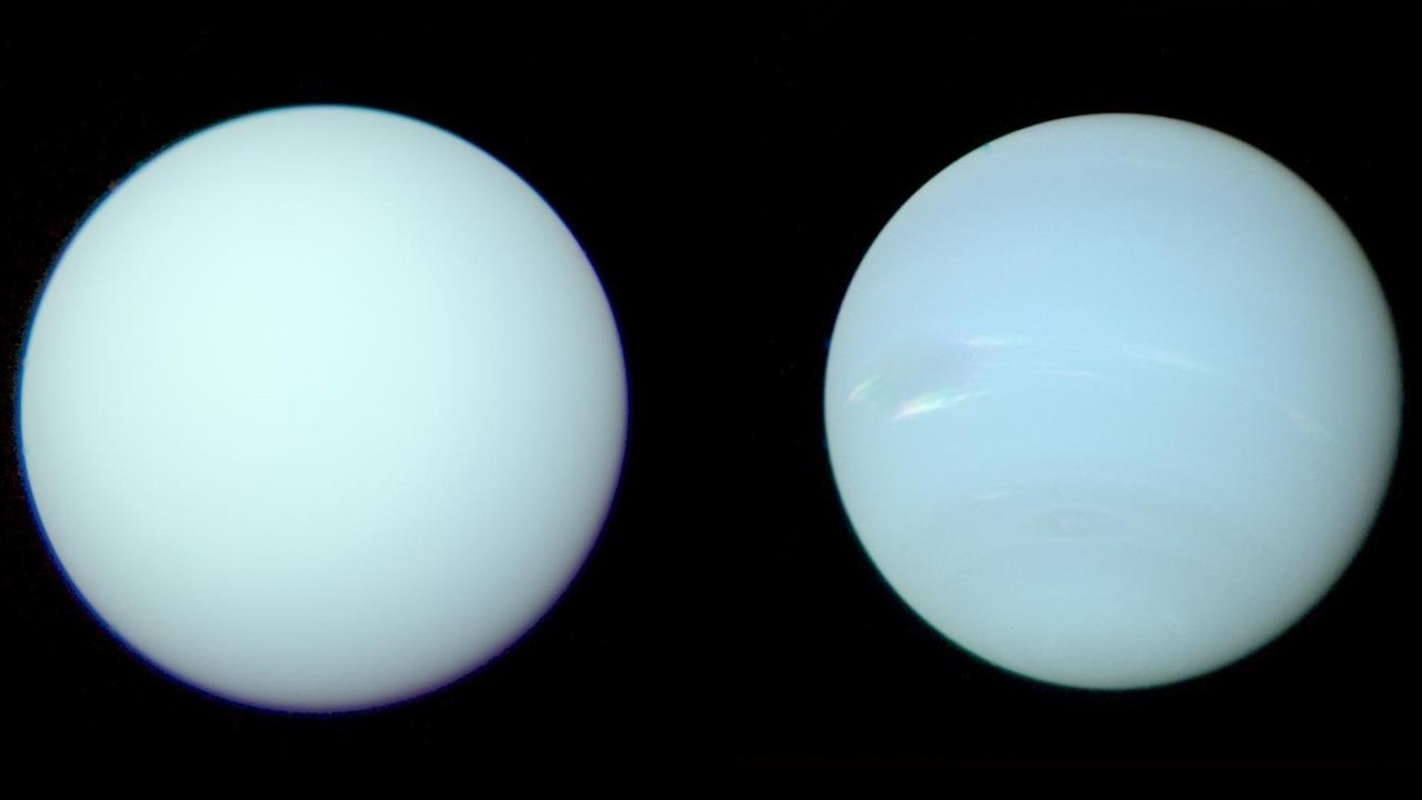 Weird magnetic fields of Uranus and Neptune may come from strange space chemistry