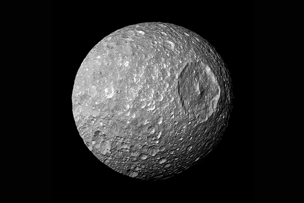 Saturn's 'Death Star' moon could have a secret underground ocean