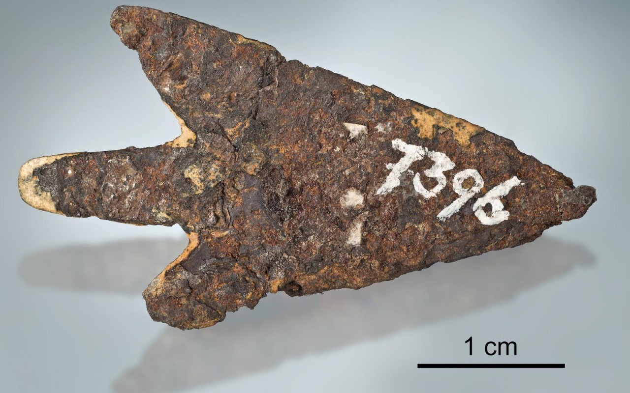 Meteorite that crashed to Earth 3,500 years ago carved into arrowhead by Bronze Age hunters