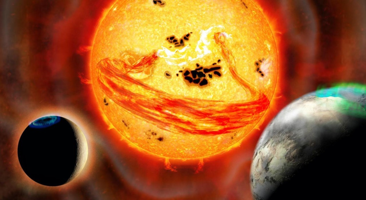 Astronomers spy record-breaking eruption on young sunlike star