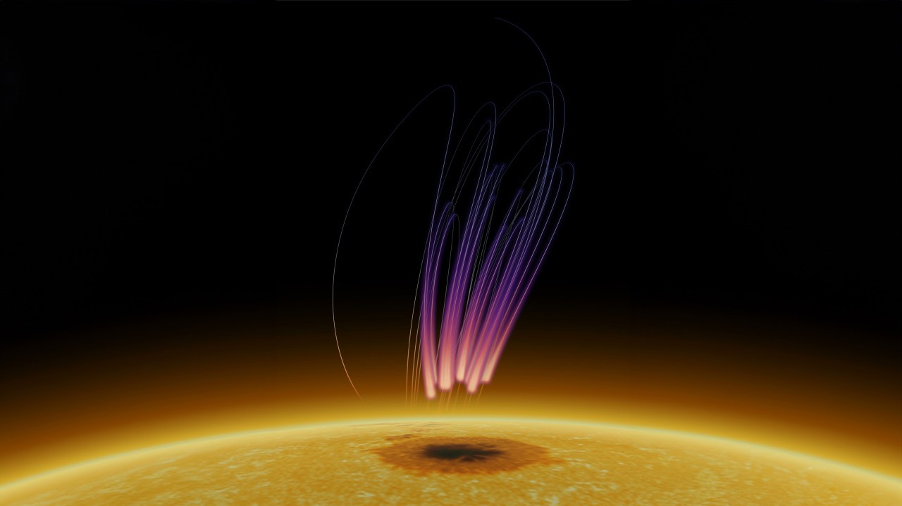 Intense solar storm opens '2-way highway' for charged particles, sparking rare auroras on the sun