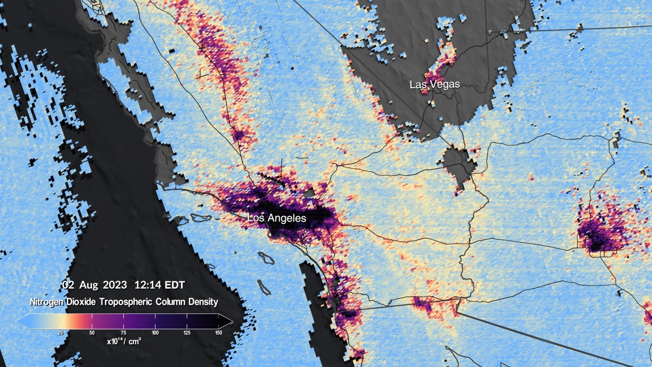 Watch new NASA sensor measure US air pollution from space in real time (video)