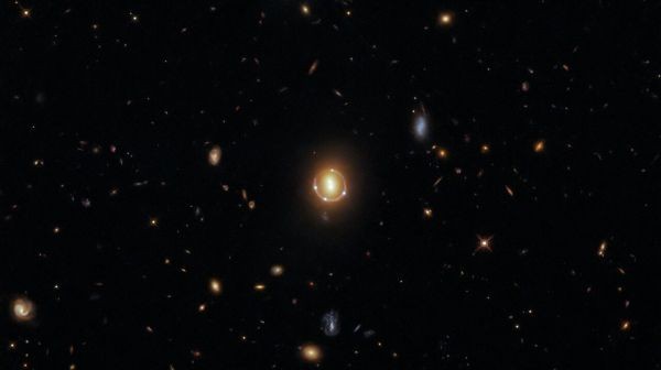 Hubble captures gorgeous image of 'Einstein ring' from warped quasar light