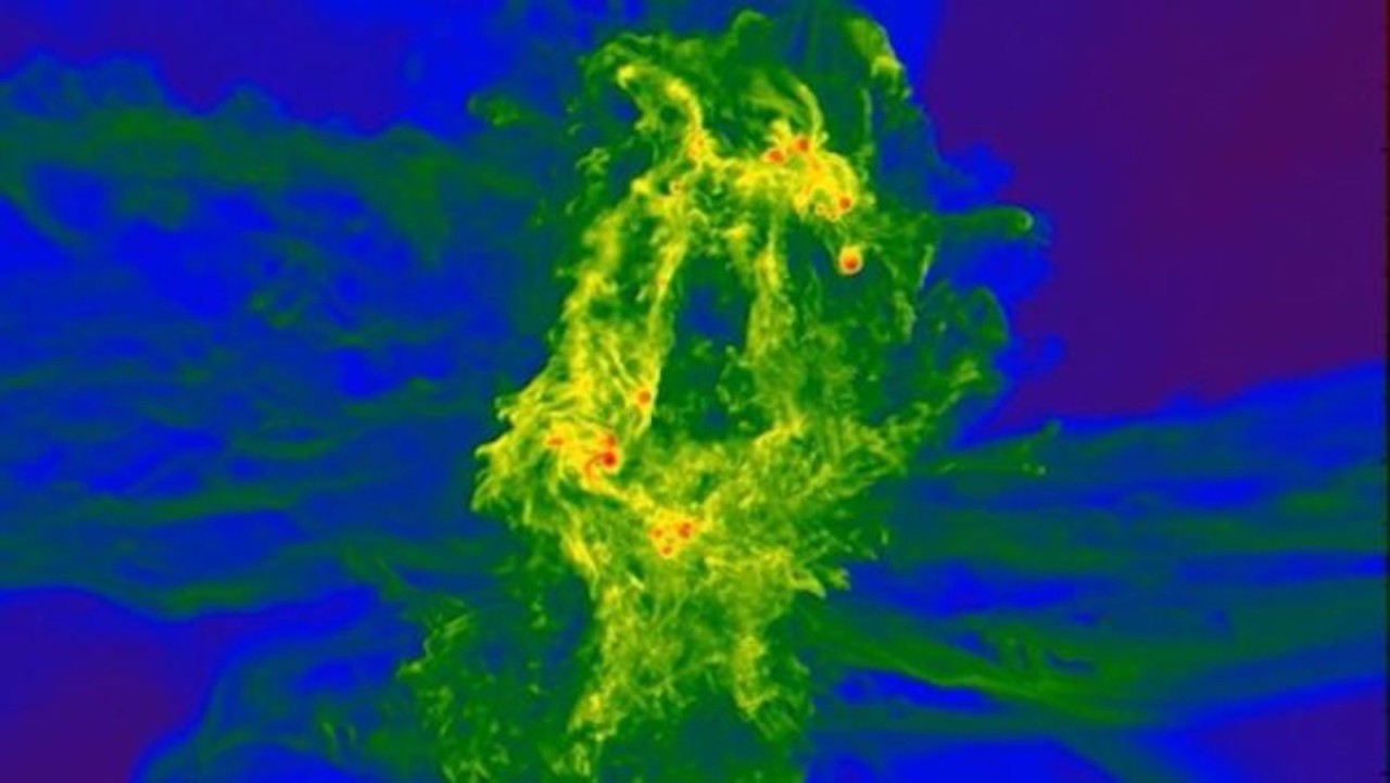 The oldest, brightest black holes in the universe were born from violent gas attacks, new study suggests