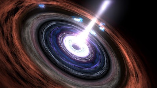 These supermassive black hole jets may pelt Earth with 'ghost particles'