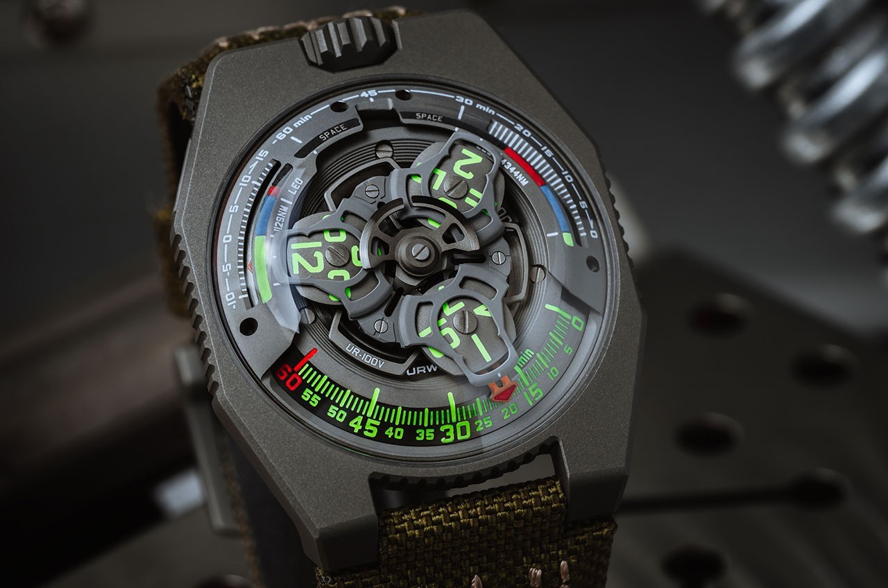 New Urwerk wristwatch inspired by NASA space shuttle Enterprise controls