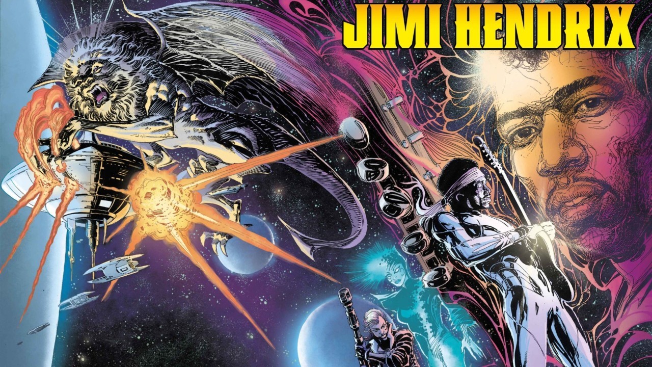 Jimi Hendrix rocks the cosmos as an interstellar time traveler in 'Purple Haze'