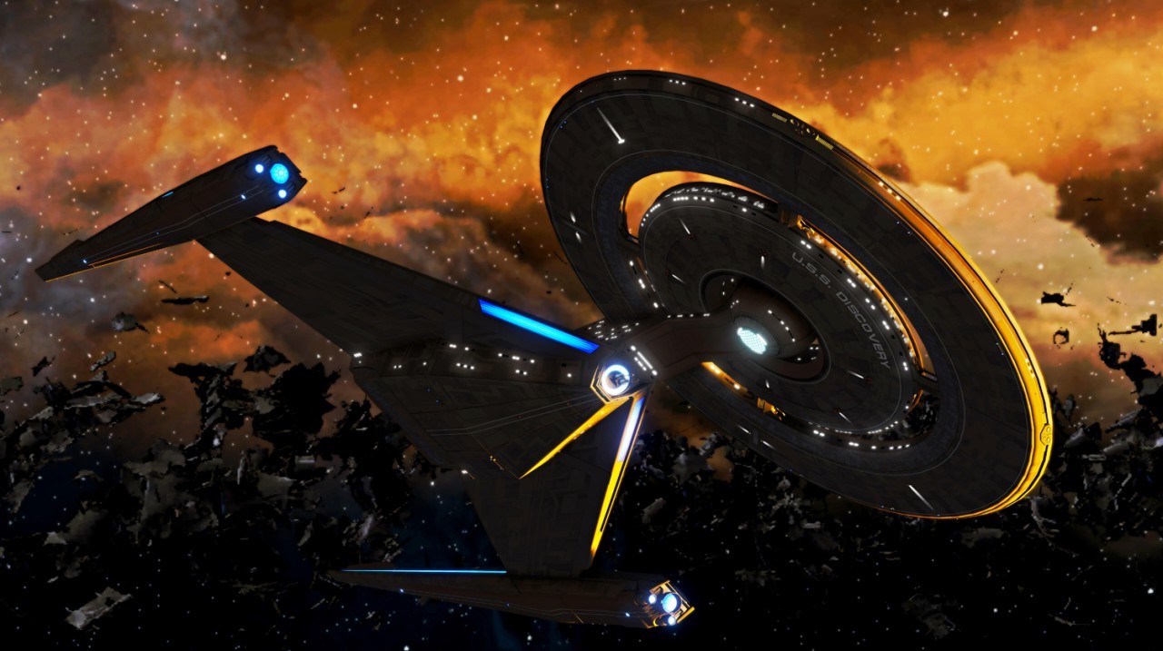 What ultimately happened to the USS Discovery in the 'Star Trek: Discovery' series finale?