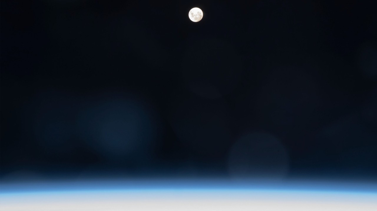 Astronaut shares stunning view of July's supermoon from space (photo)