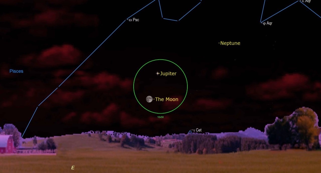 See the moon visit Jupiter Saturday evening (Oct. 8)