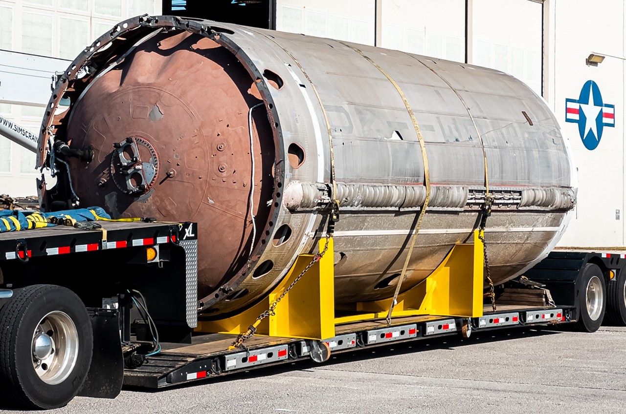 1st-ever recovered US rocket stage, an artifact from Gemini 5, returns to launch site 60 years later