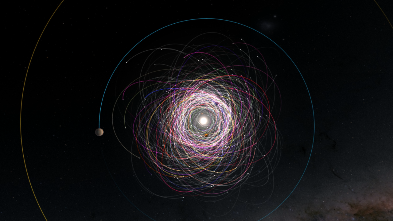 Over 350 asteroids have hidden moons, Gaia space telescope finds