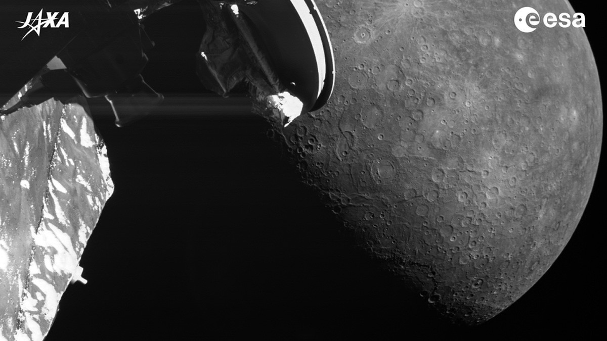 Watch Mercury roll by in a stunning sequence from BepiColombo probe