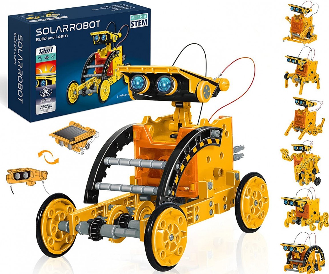 This 12-in-1 solar powered robot STEM kit is 35% off at Amazon now