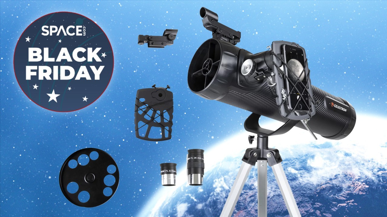 Discover the cosmos for less: Celestron 114AZ-SR telescope now half price