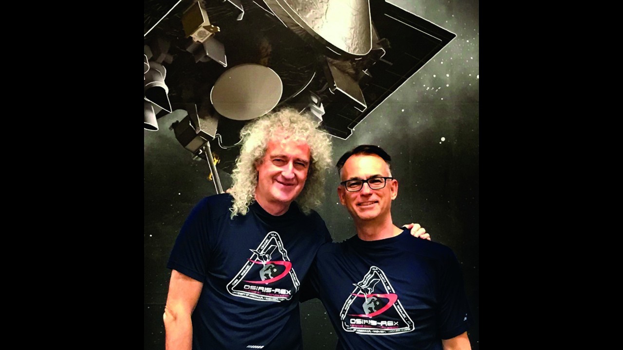 Queen's Brian May talks to Space.com about his role in NASA's OSIRIS-REx mission and new book on asteroid Bennu (video)