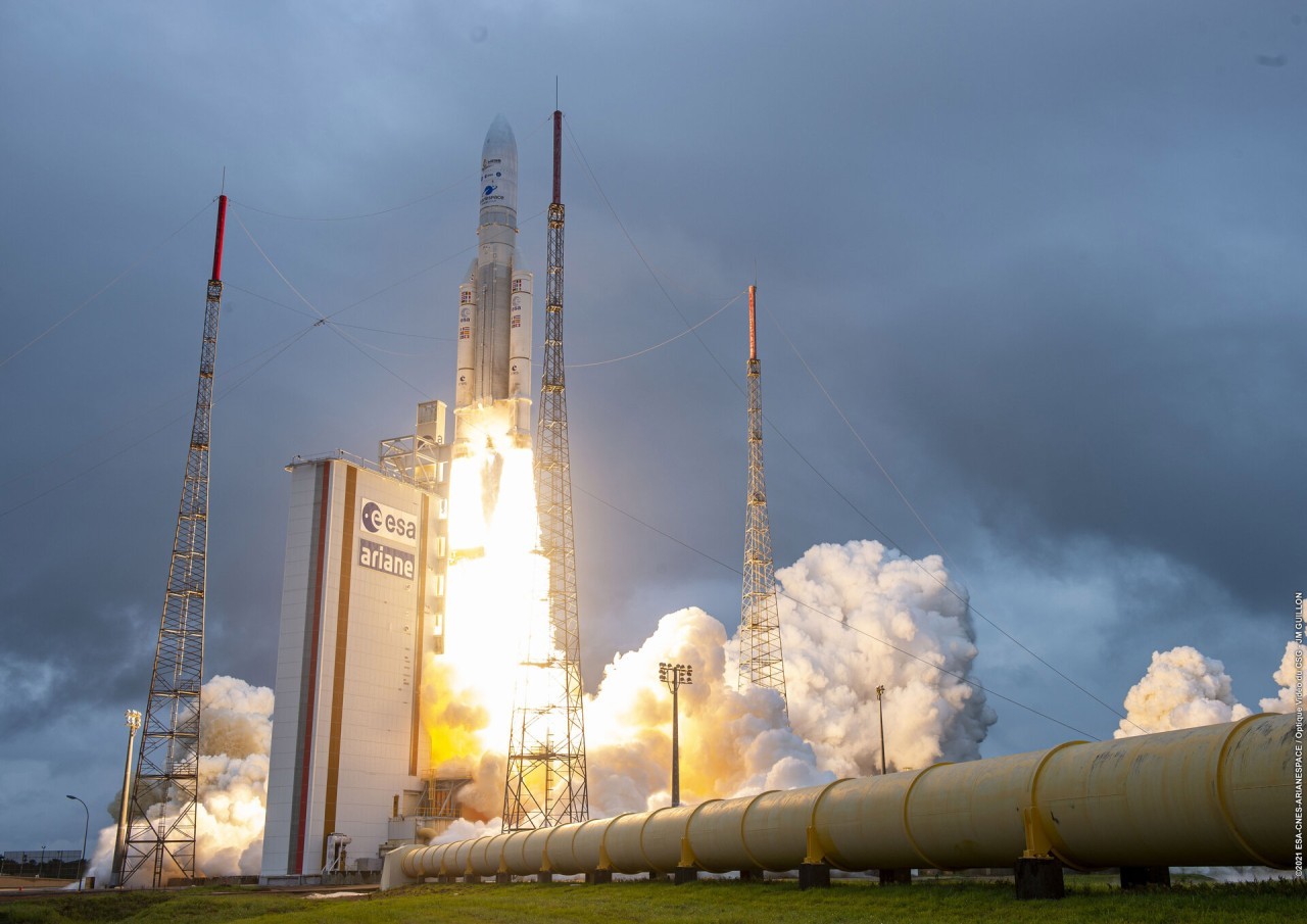 Watch a European rocket launch 2 communications satellites Wednesday evening