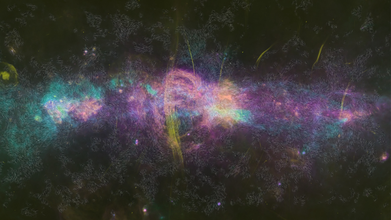 Scientists reveal never-before-seen map of the Milky Way's central engine (image)